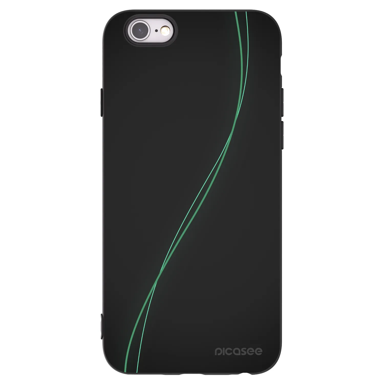 Picasee Apple iPhone 6/6S Hülle - Schwarzes Silikon - Be Different