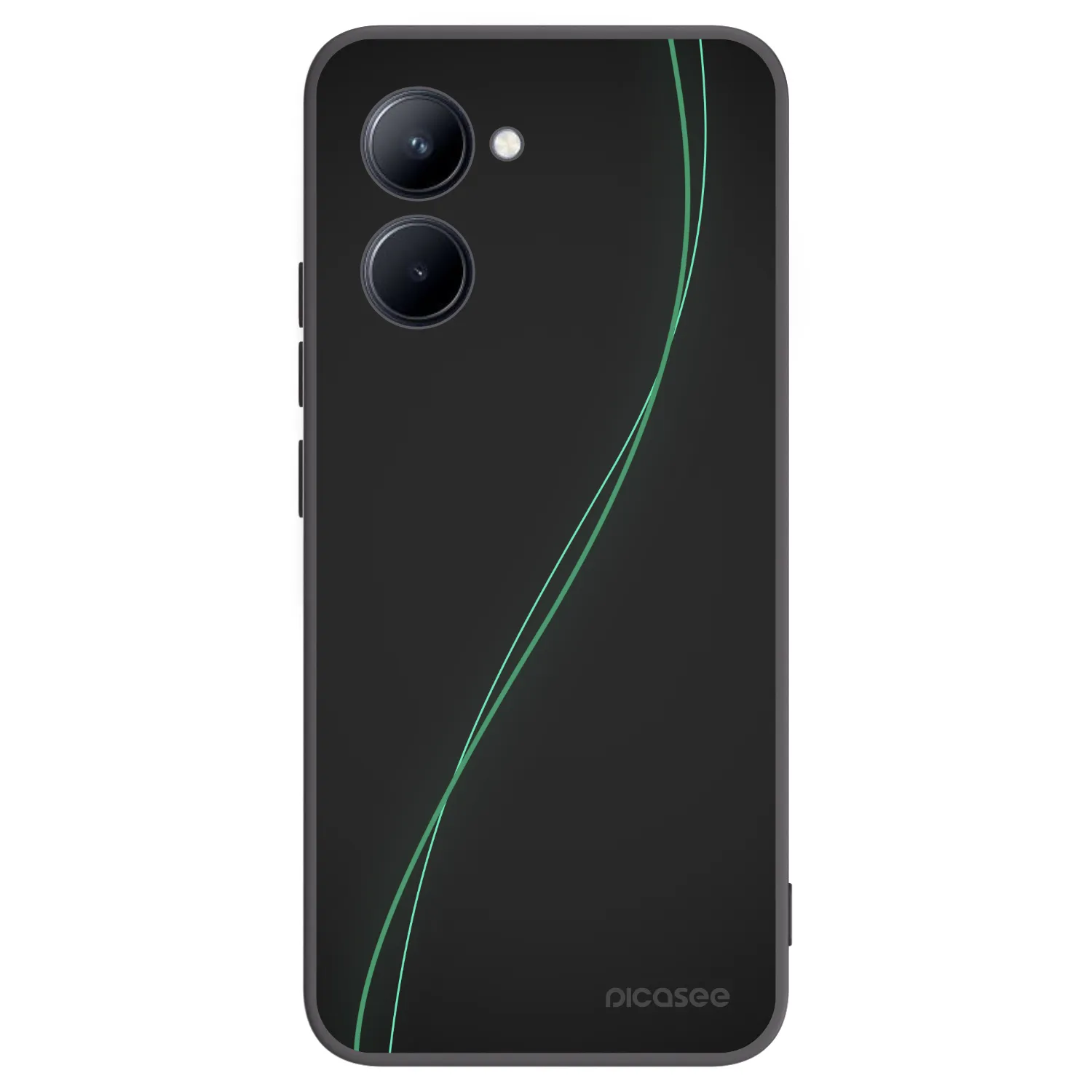 Picasee Realme C33 (2023) Hülle - Schwarzes Silikon - Be Different