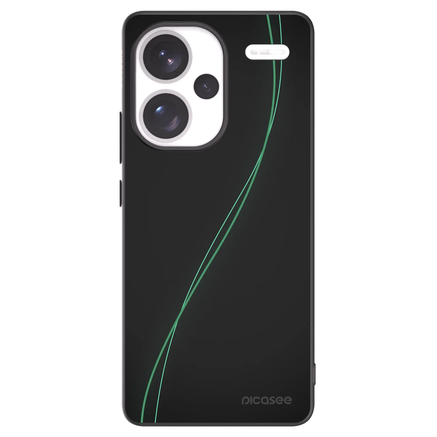 Picasee Xiaomi Redmi Note 13 Pro+ 5G Hülle - Schwarzes Silikon - Be Different