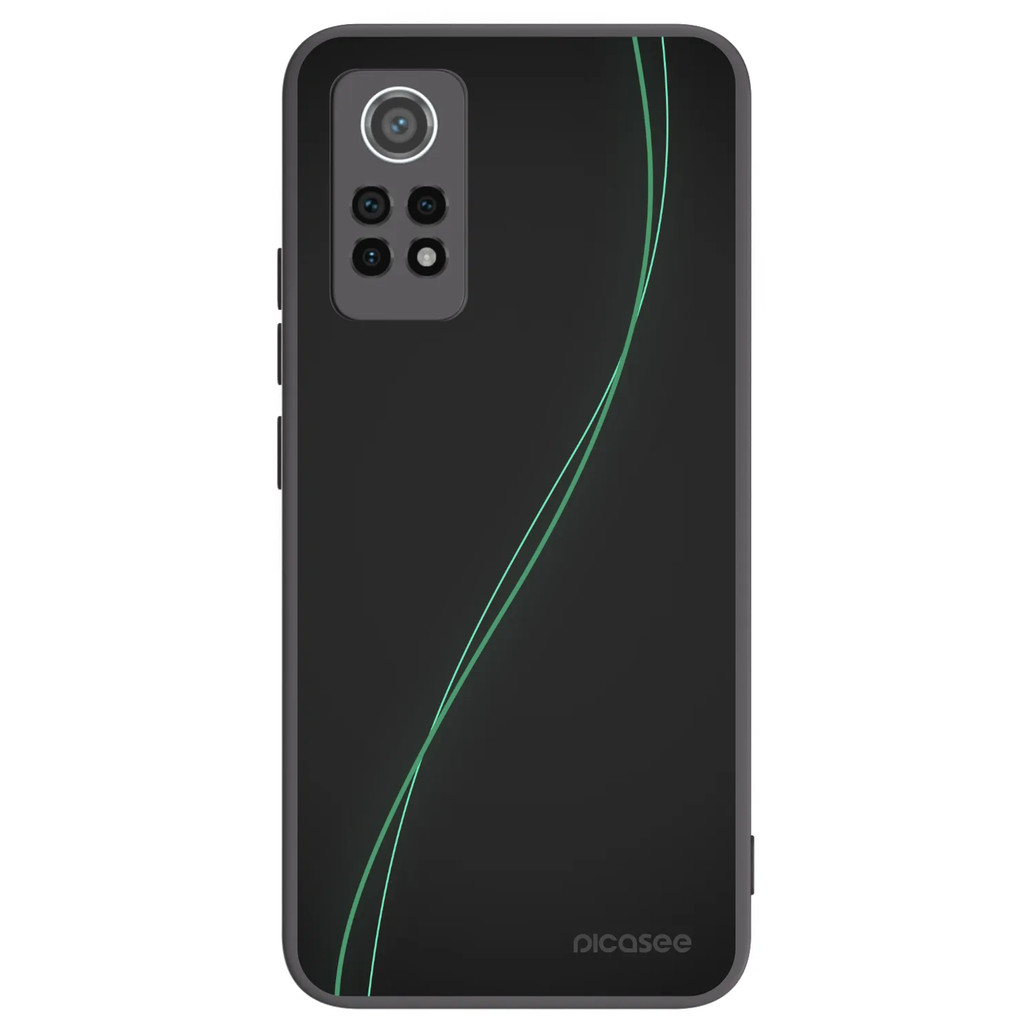 Picasee Xiaomi Redmi Note 12 Pro 4G Hülle - Schwarzes Silikon - Be Different