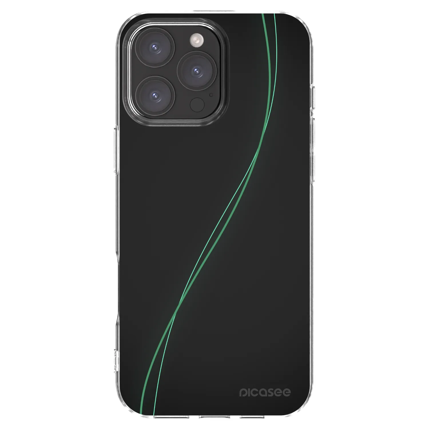 Picasee Apple iPhone 16 Pro Max Hülle - Transparentes Silikon - Be Different
