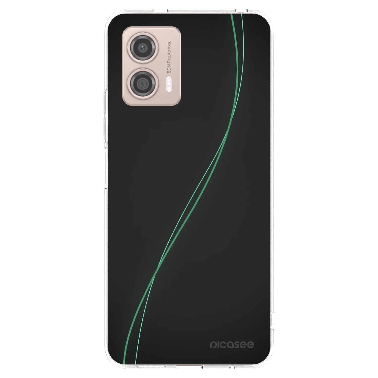 Picasee Motorola Moto G53 5G Hülle - Transparentes Silikon - Be Different