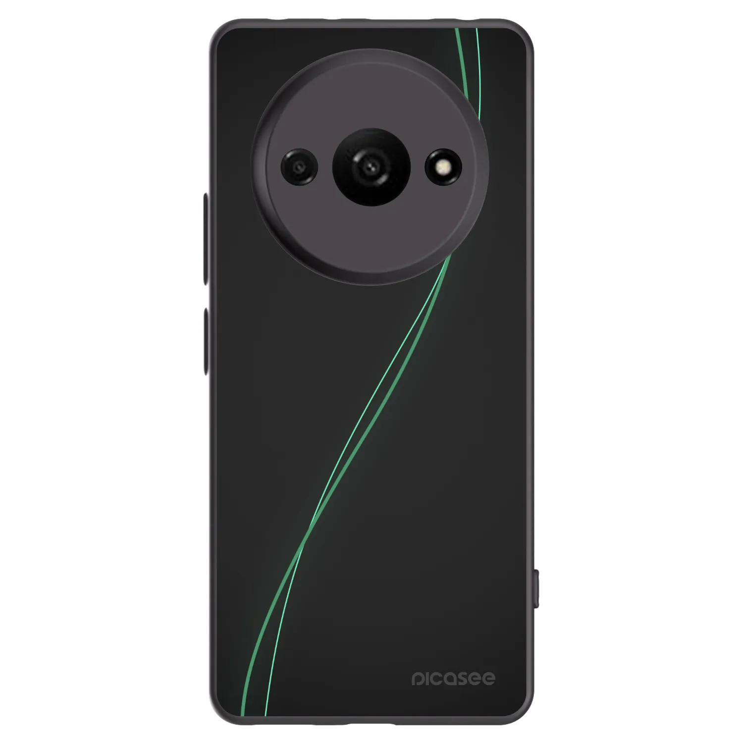 Picasee Xiaomi Redmi A3 Hülle - Schwarzes Silikon - Be Different