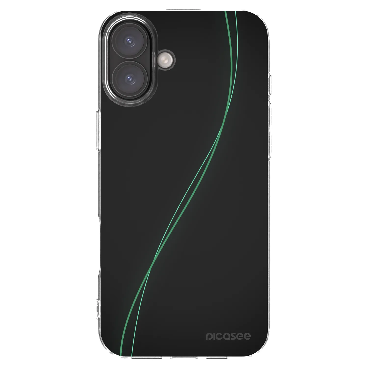 Picasee Apple iPhone 16 Plus Hülle - Transparentes Silikon - Be Different