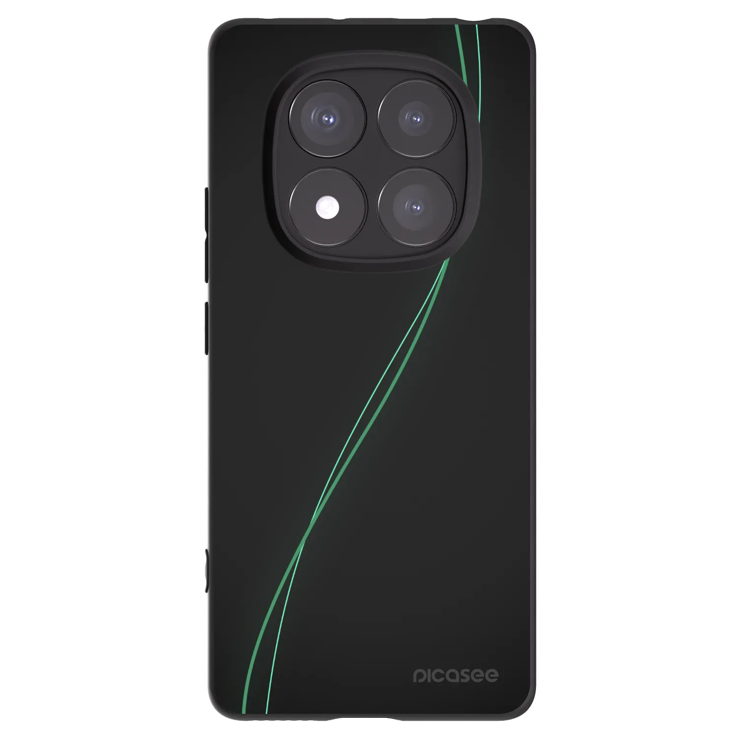 Picasee Xiaomi Redmi Note 14 Pro 5G Hülle - Schwarzes Silikon - Be Different