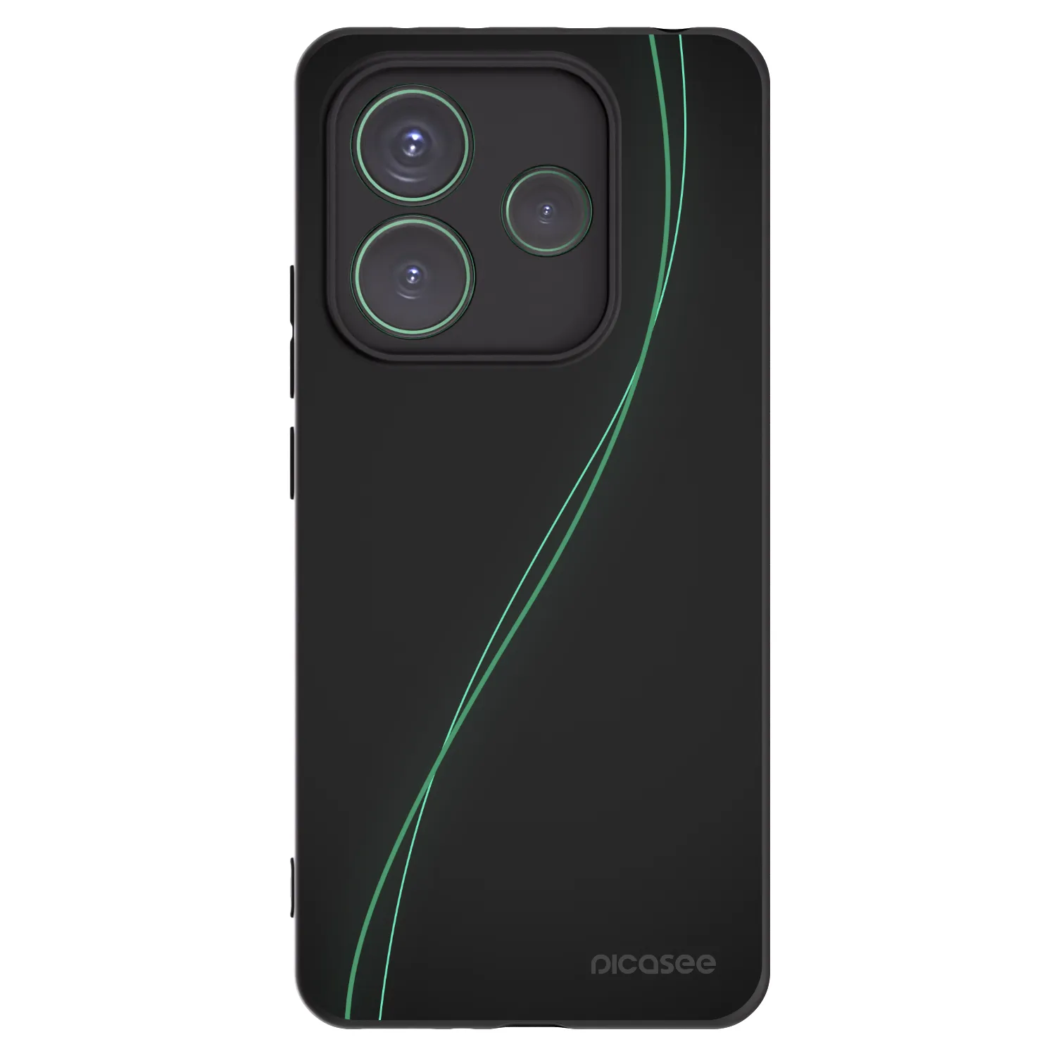 Picasee Xiaomi Redmi Note 14 5G Hülle - Schwarzes Silikon - Be Different