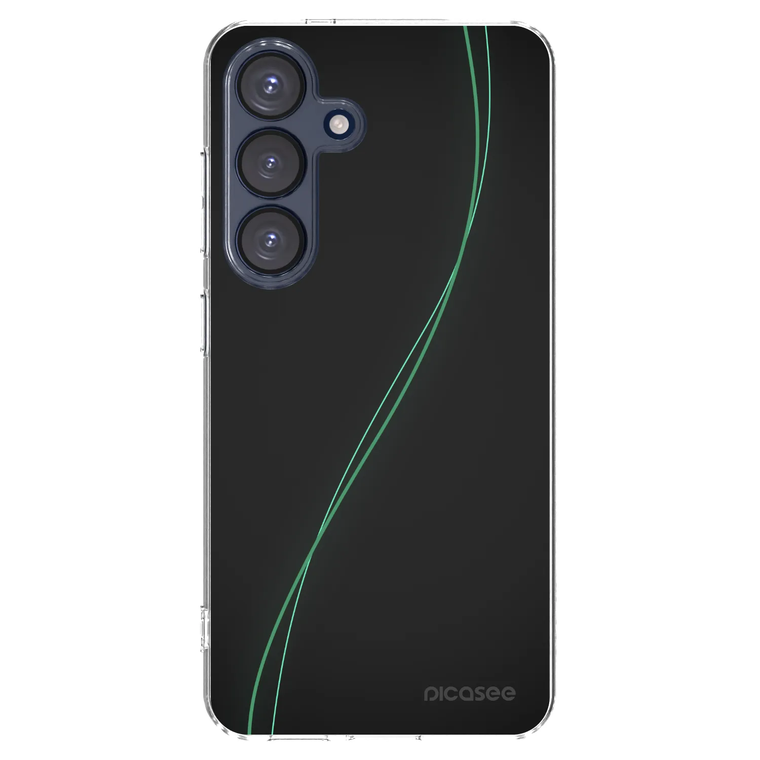 Picasee Samsung Galaxy S25 5G Hülle - Transparentes Silikon - Be Different