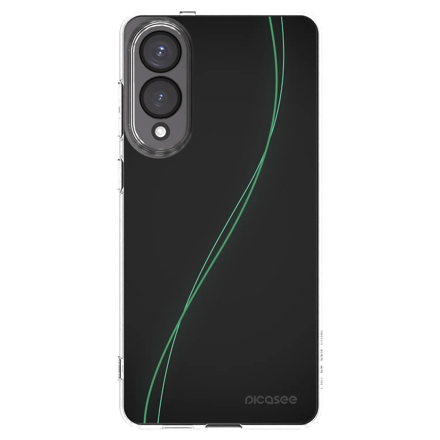 Picasee Samsung Galaxy S25 Edge 5G Hülle - Transparentes Silikon - Be Different