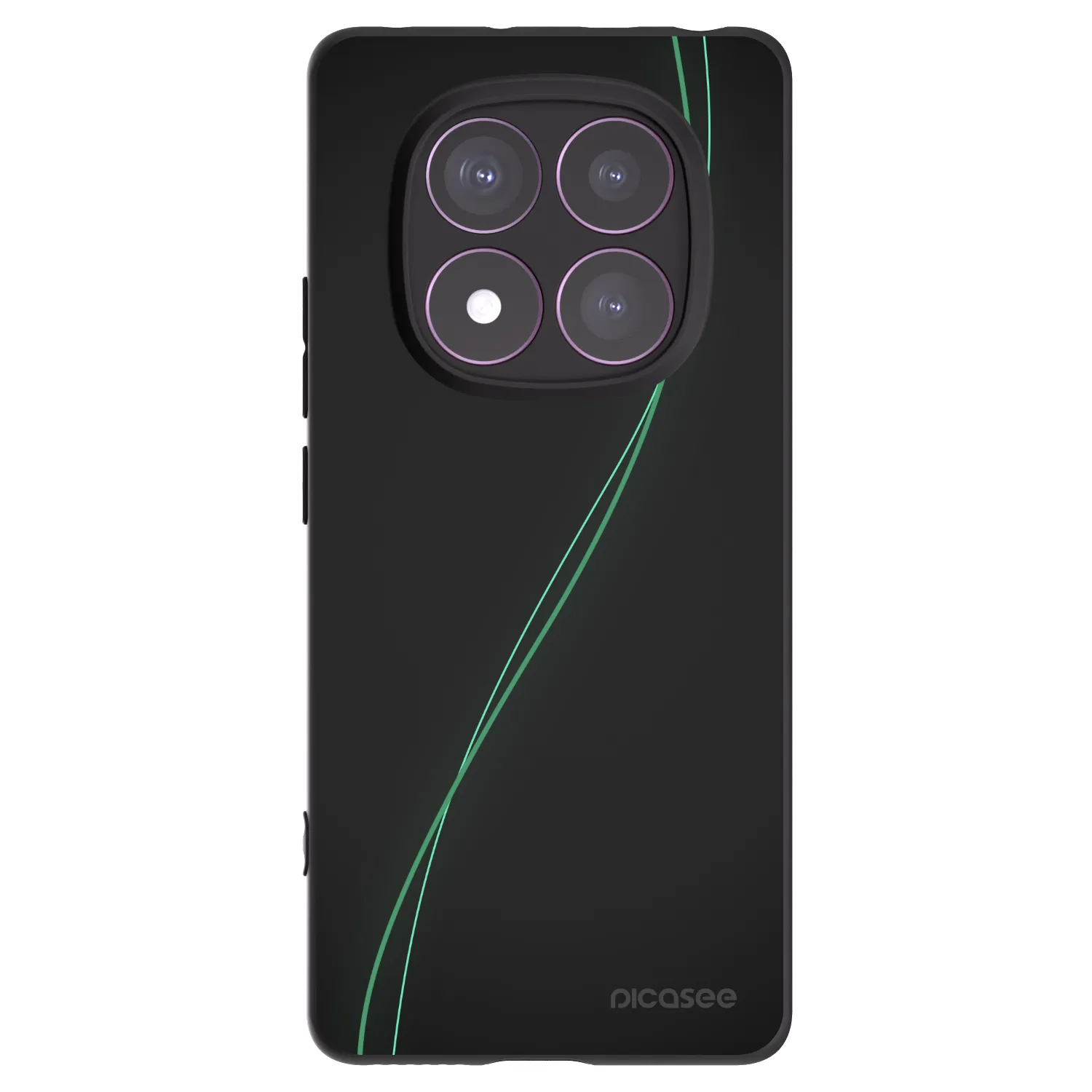 Picasee Xiaomi Redmi Note 14 Pro 4G Hülle - Schwarzes Silikon - Be Different