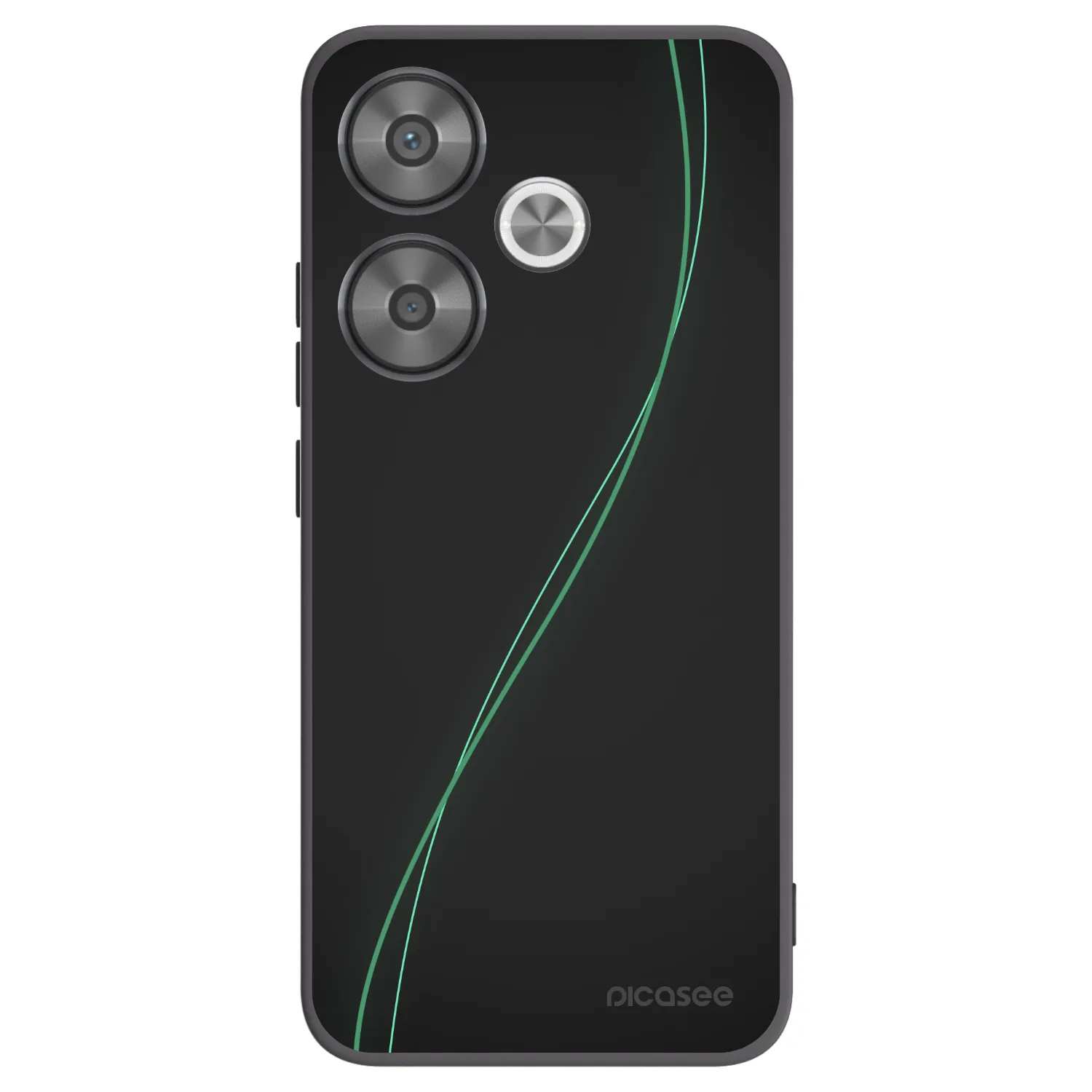 Picasee Xiaomi Poco F6 Hülle - Schwarzes Silikon - Be Different