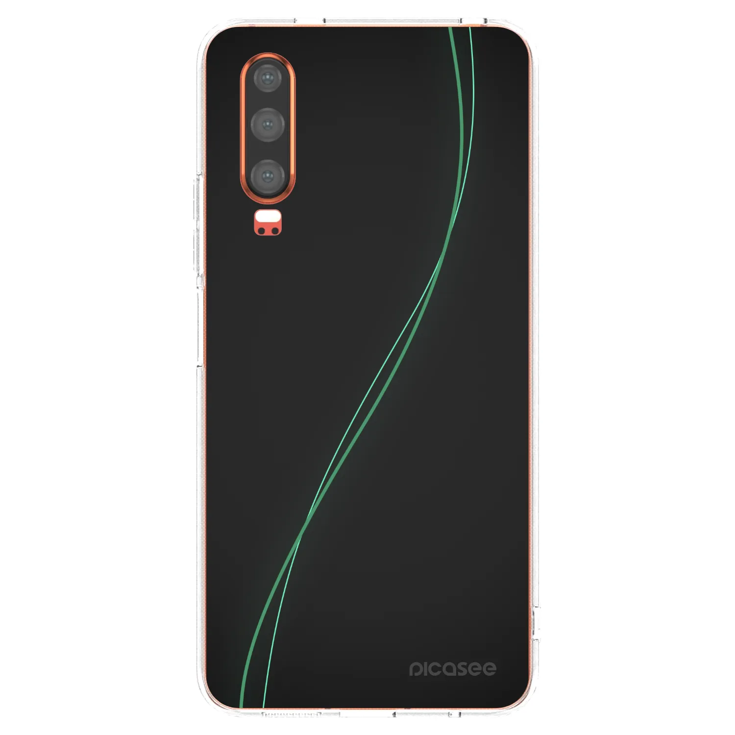 Picasee Huawei P30 Hülle - Transparentes Silikon - Be Different