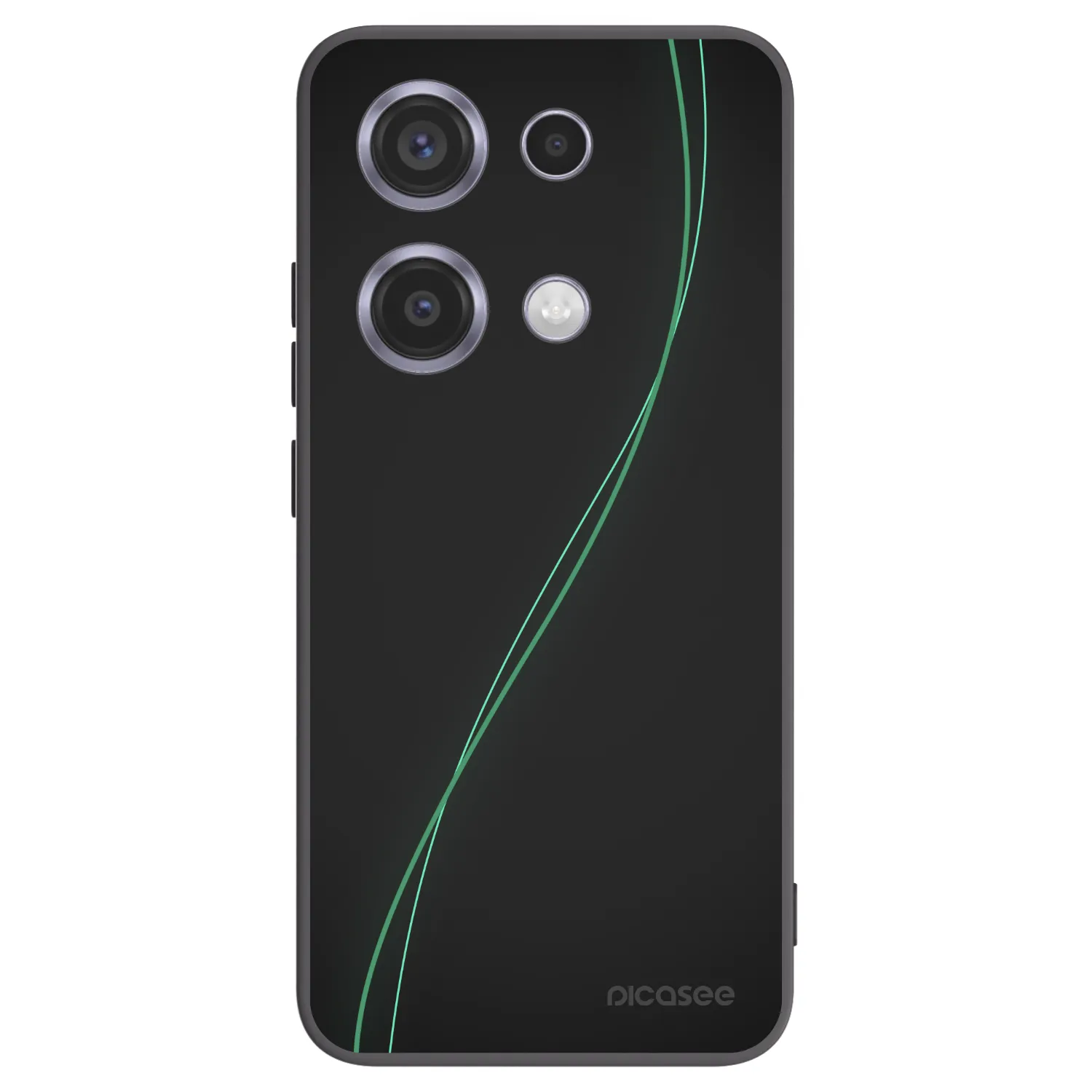 Picasee Xiaomi Redmi Note 14S Hülle - Schwarzes Silikon - Be Different