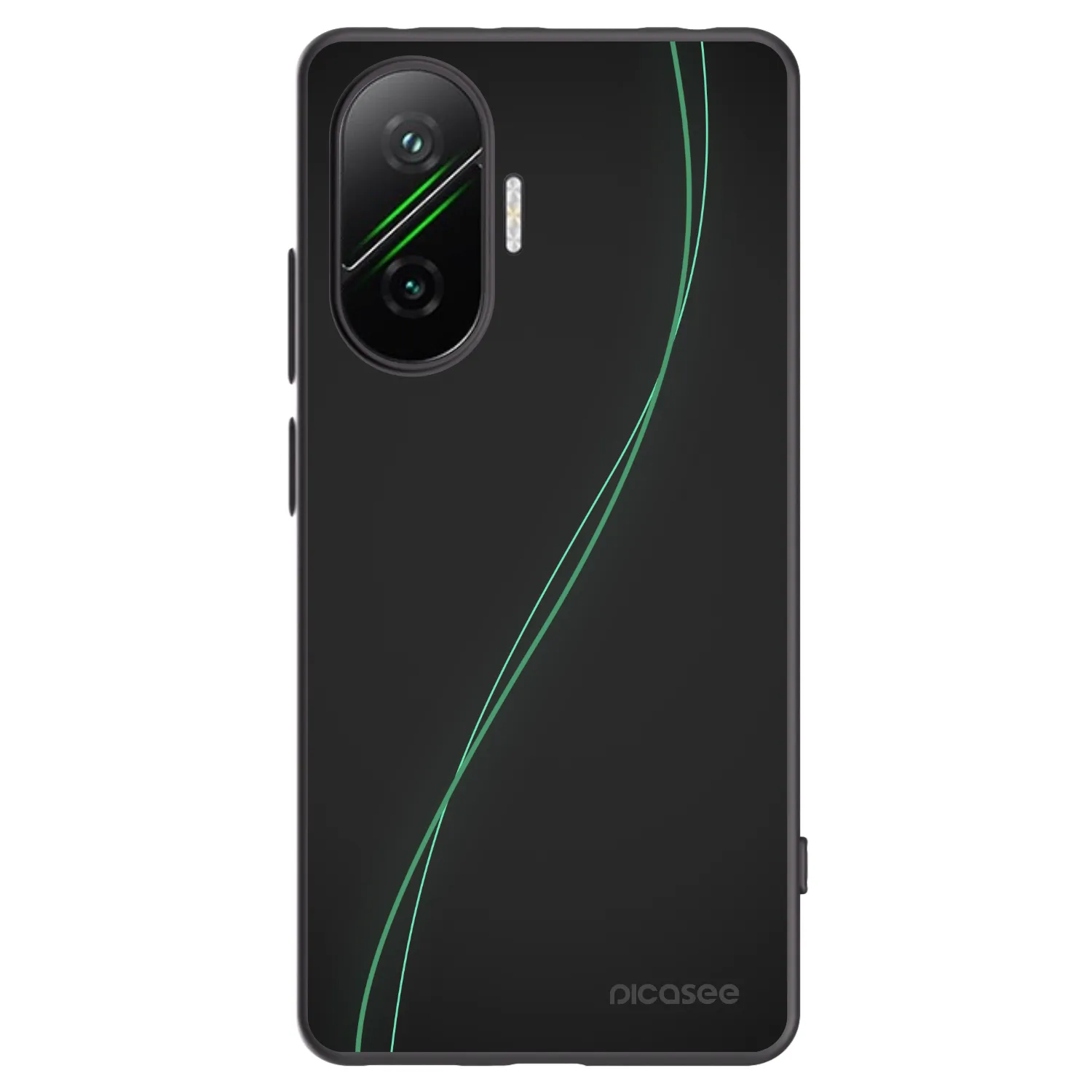 Picasee Xiaomi Poco F7 5G Hülle - Schwarzes Silikon - Be Different
