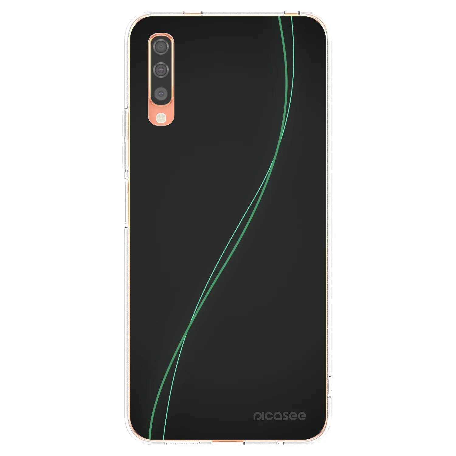 Picasee Samsung Galaxy A70 A705F Hülle - Transparentes Silikon - Be Different