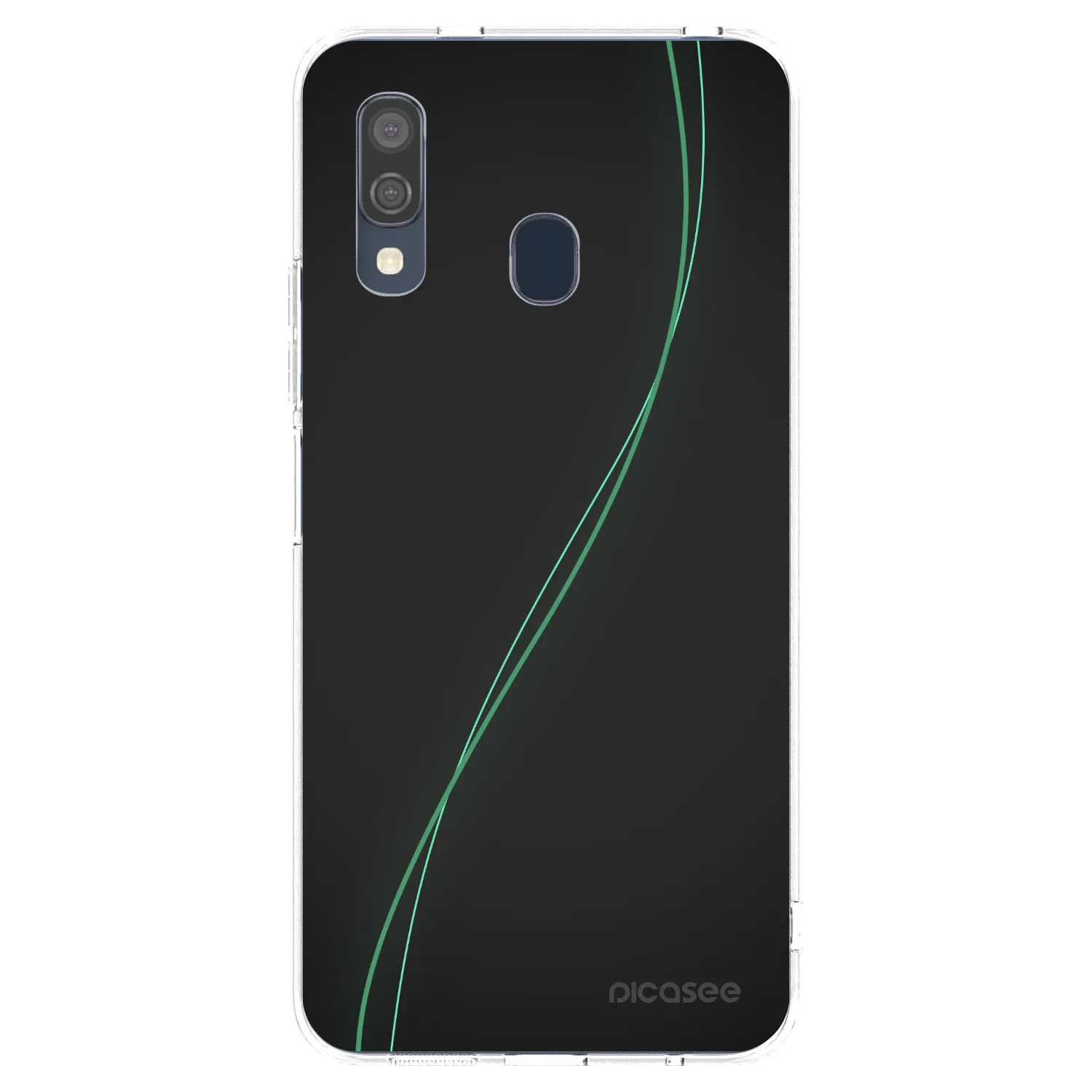 Picasee Samsung Galaxy A40 A405F Hülle - Transparentes Silikon - Be Different