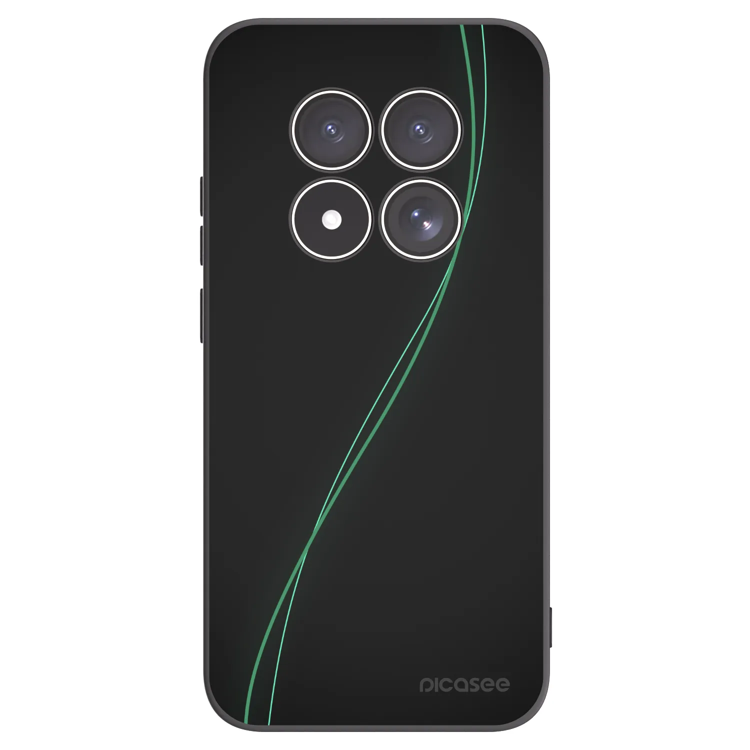 Picasee Xiaomi Redmi Note 15 Pro 5G Hülle - Schwarzes Silikon - Be Different