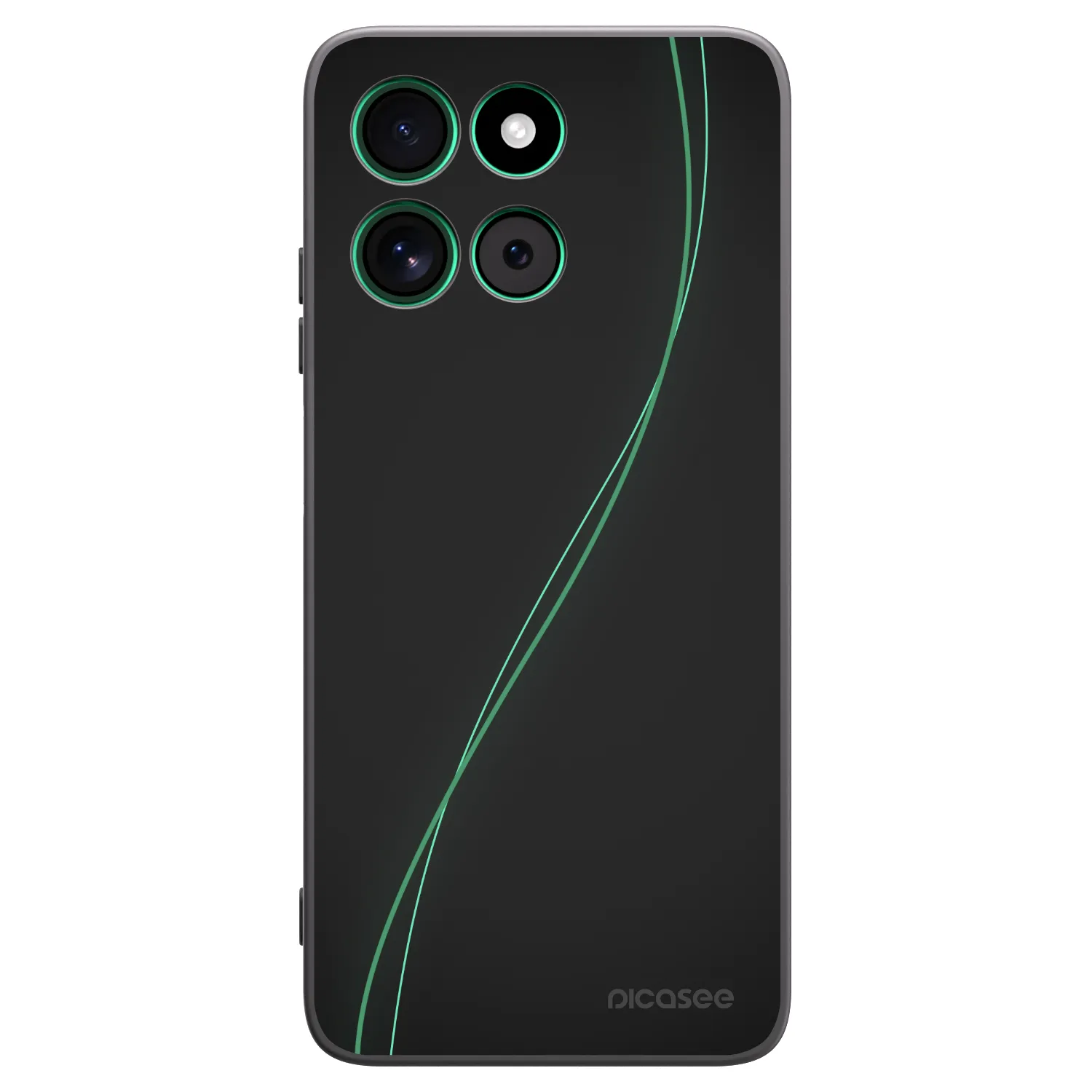Picasee Motorola Moto G57 Power Hülle - Schwarzes Silikon - Be Different