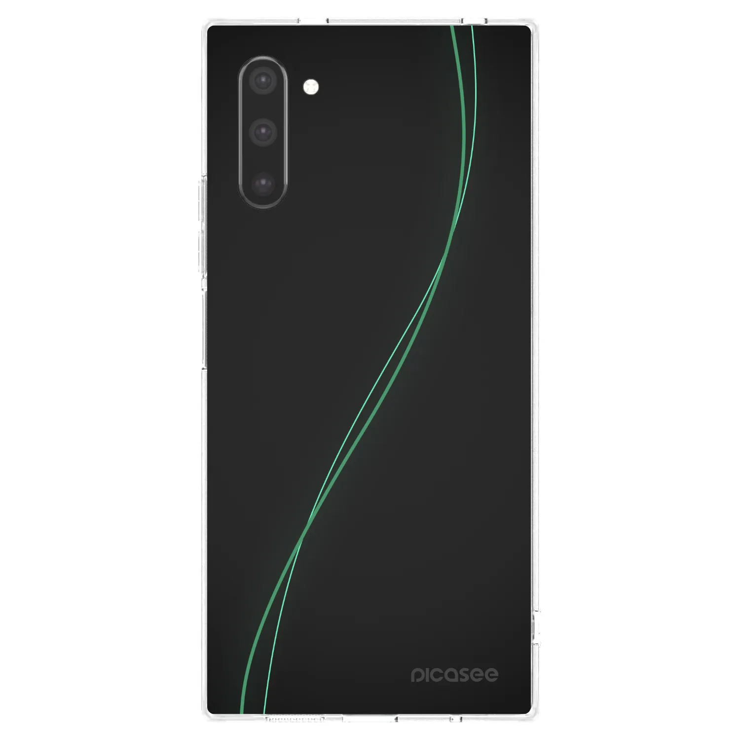Picasee Samsung Galaxy Note 10 N970F Hülle - Transparentes Silikon - Be Different