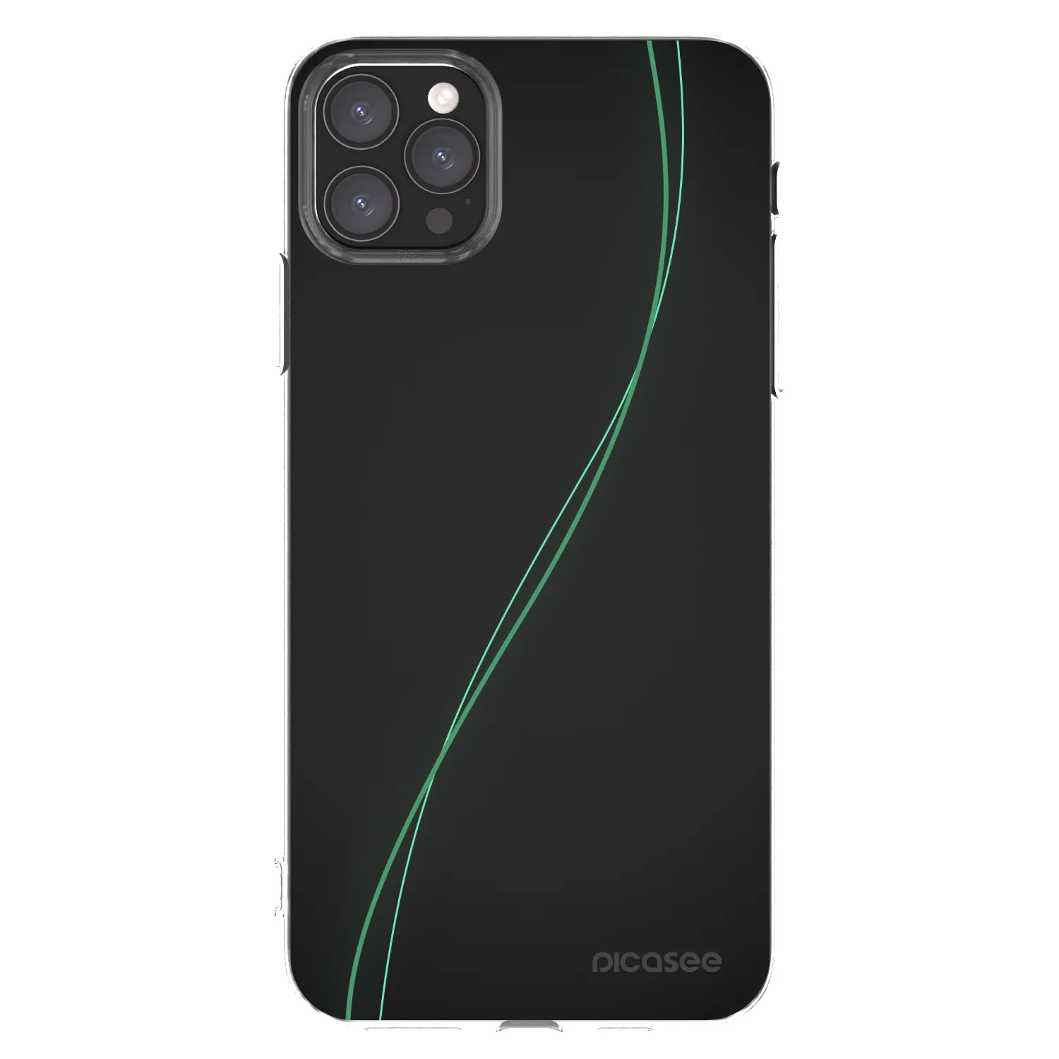 Picasee Apple iPhone 11 Pro Max Hülle - Transparentes Silikon - Be Different