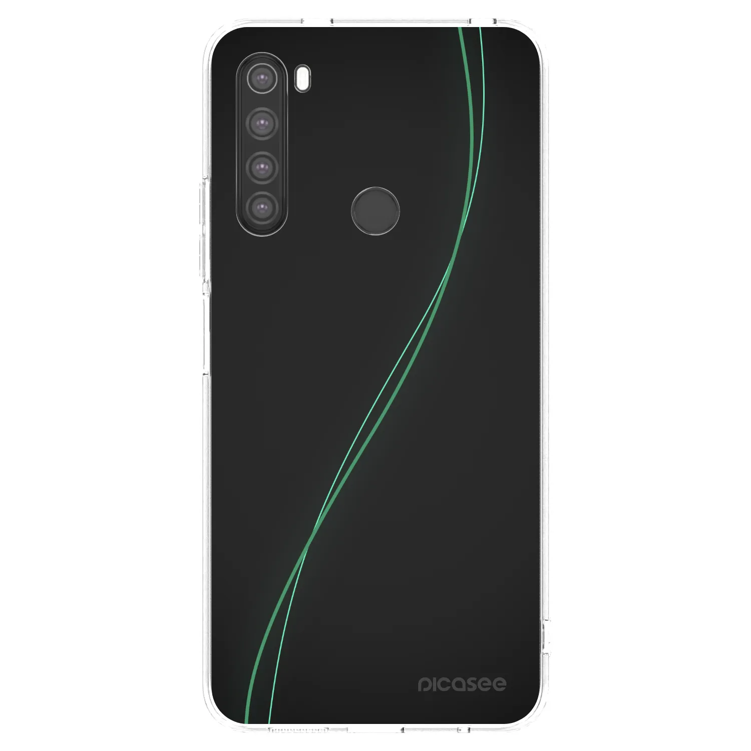 Picasee Xiaomi Redmi Note 8 Hülle - Transparentes Silikon - Be Different