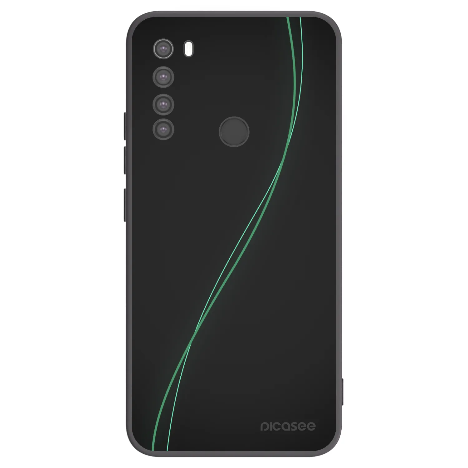 Picasee Xiaomi Redmi Note 8 Hülle - Schwarzes Silikon - Be Different