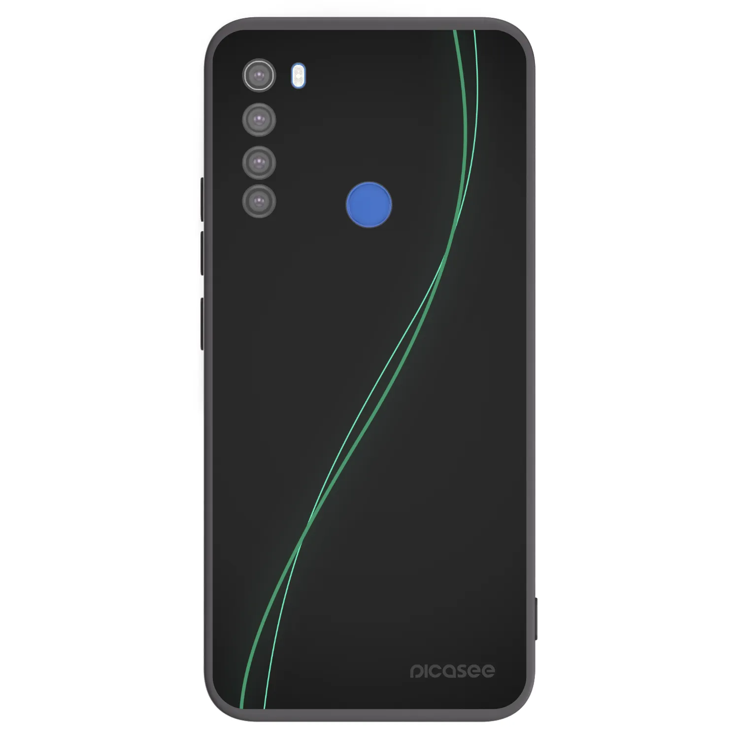Picasee Xiaomi Redmi Note 8T Hülle - Schwarzes Silikon - Be Different
