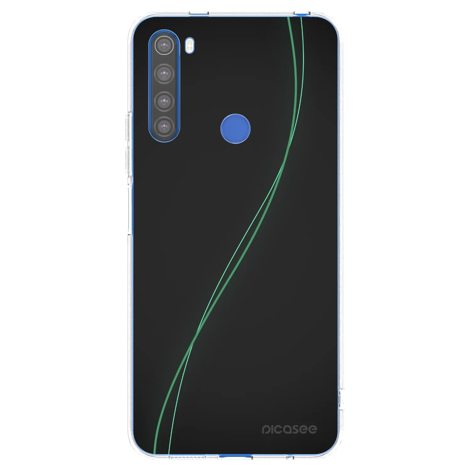Picasee Xiaomi Redmi Note 8T Hülle - Transparentes Silikon - Be Different