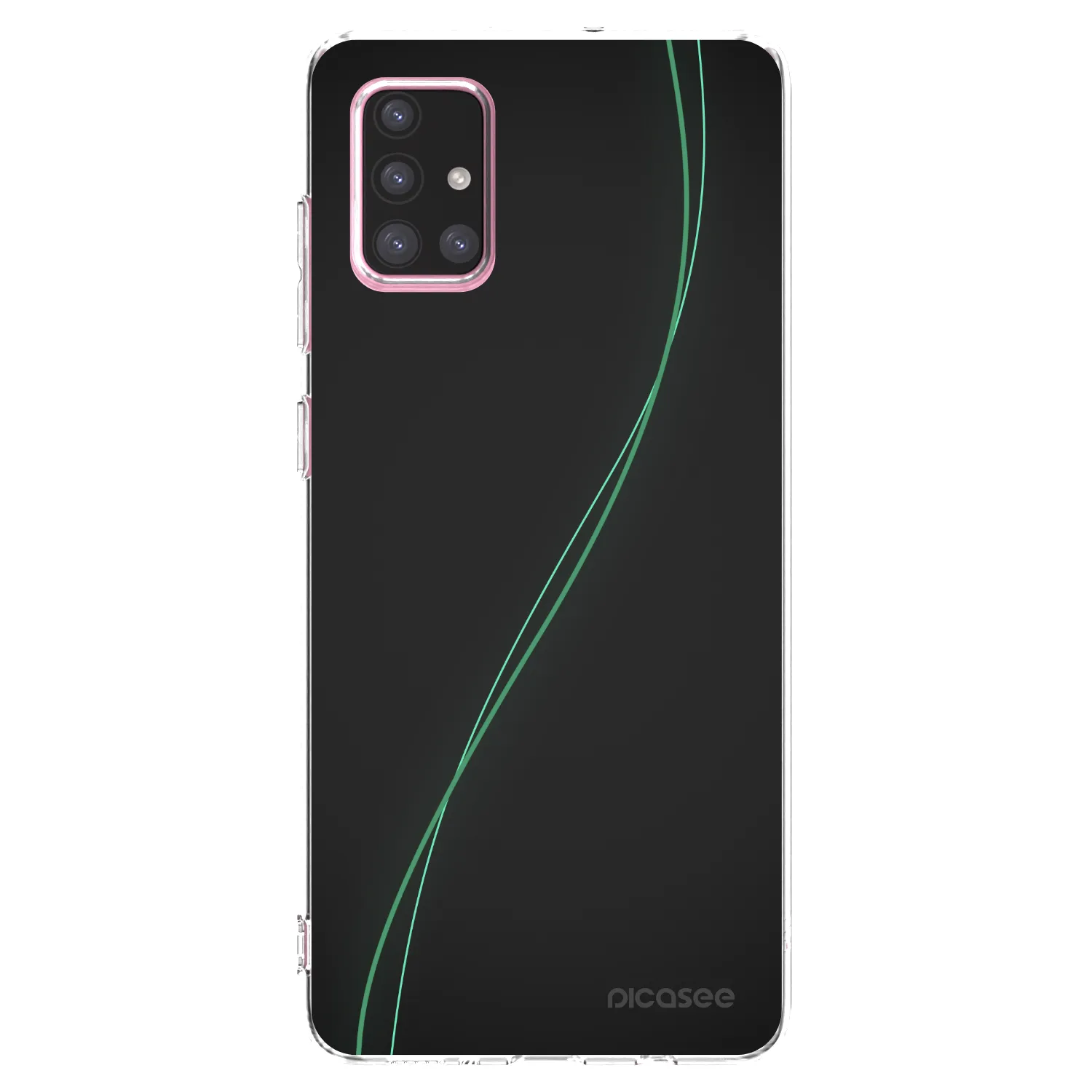 Picasee Samsung Galaxy A71 A715F Hülle - Transparentes Silikon - Be Different