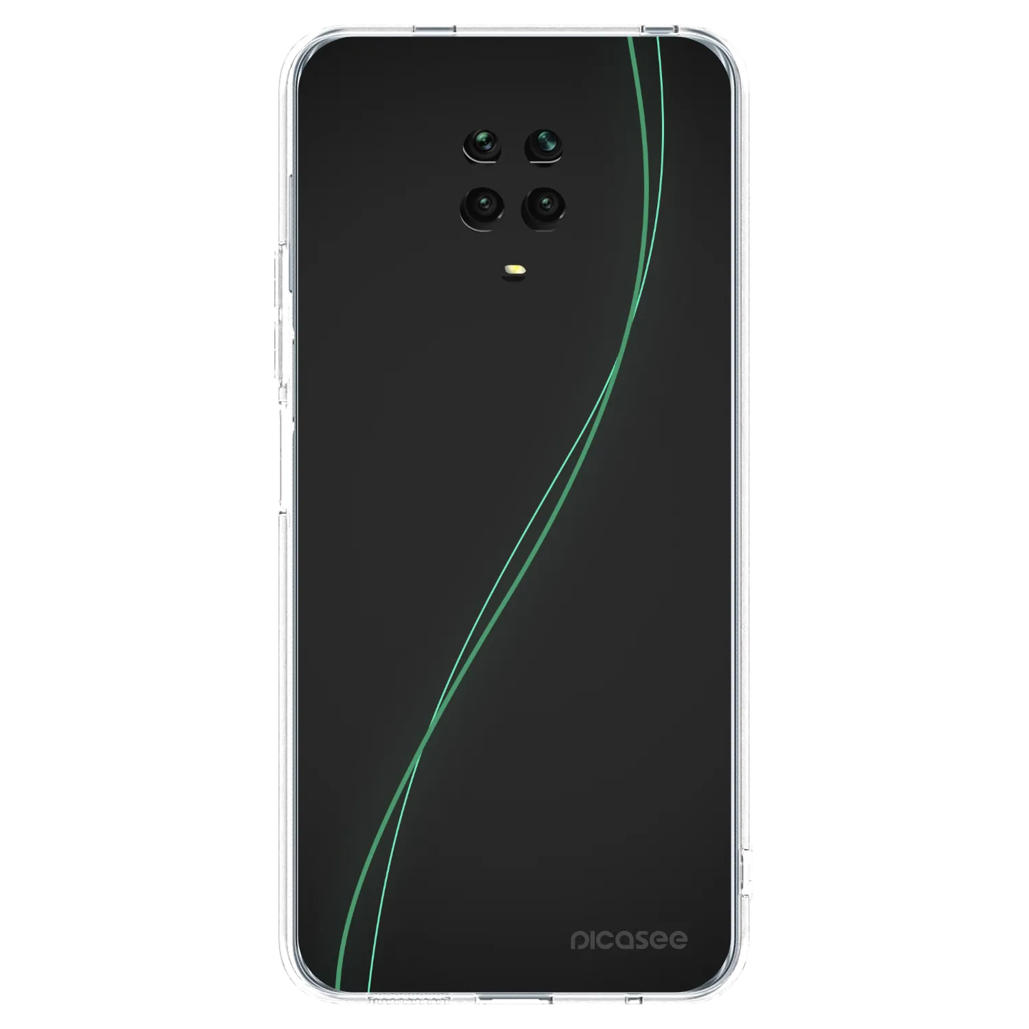 Picasee Xiaomi Redmi Note 9S Hülle - Transparentes Silikon - Be Different