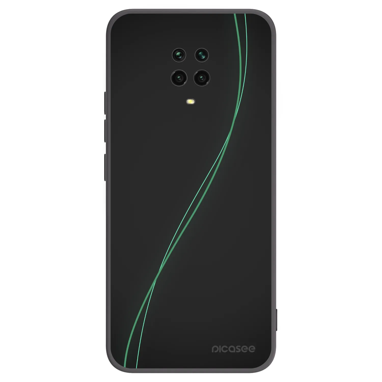Picasee Xiaomi Redmi Note 9S Hülle - Schwarzes Silikon - Be Different