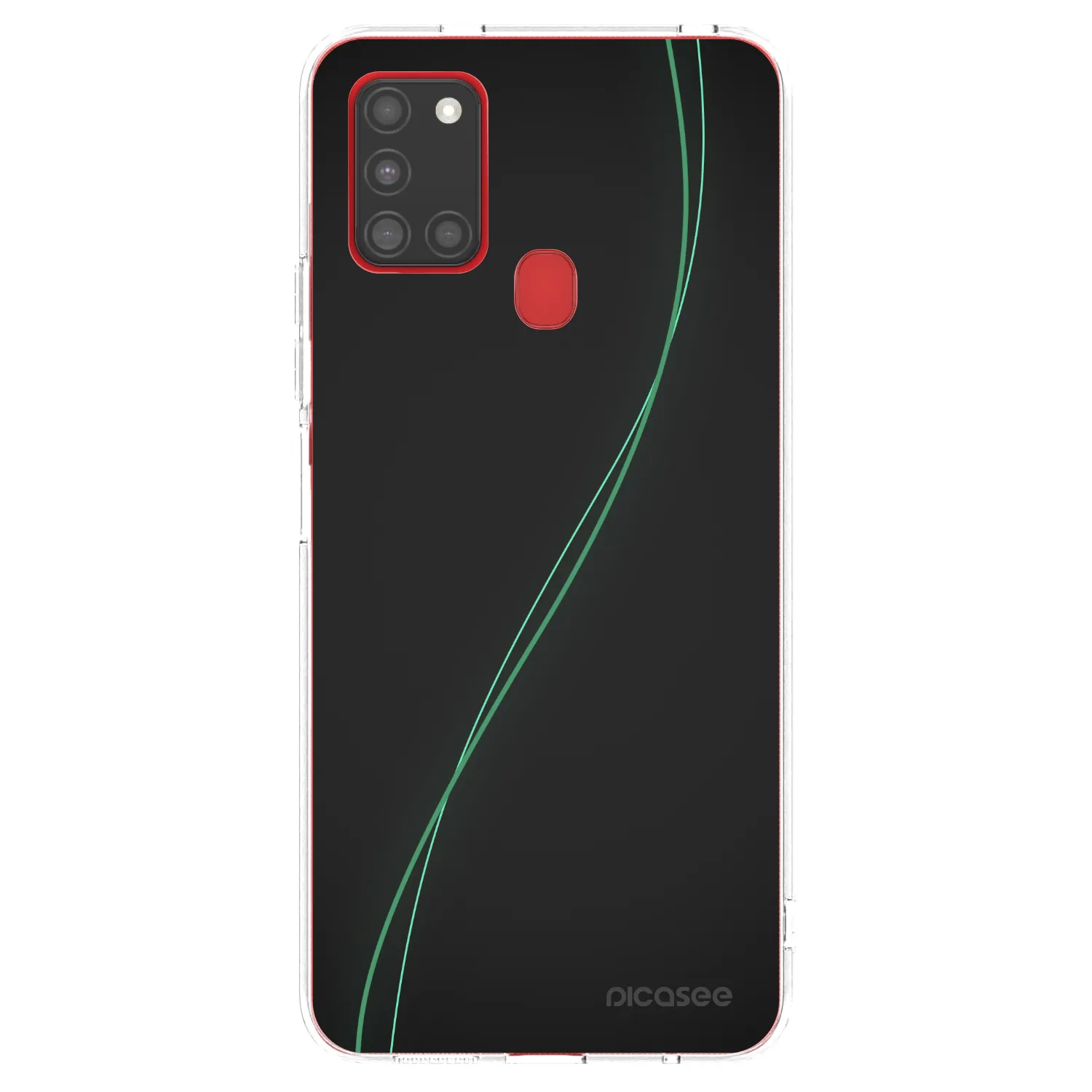 Picasee Samsung Galaxy A21s Hülle - Transparentes Silikon - Be Different