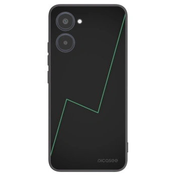 Picasee Realme 10 4G Hülle - Schwarzes Silikon - Consistency