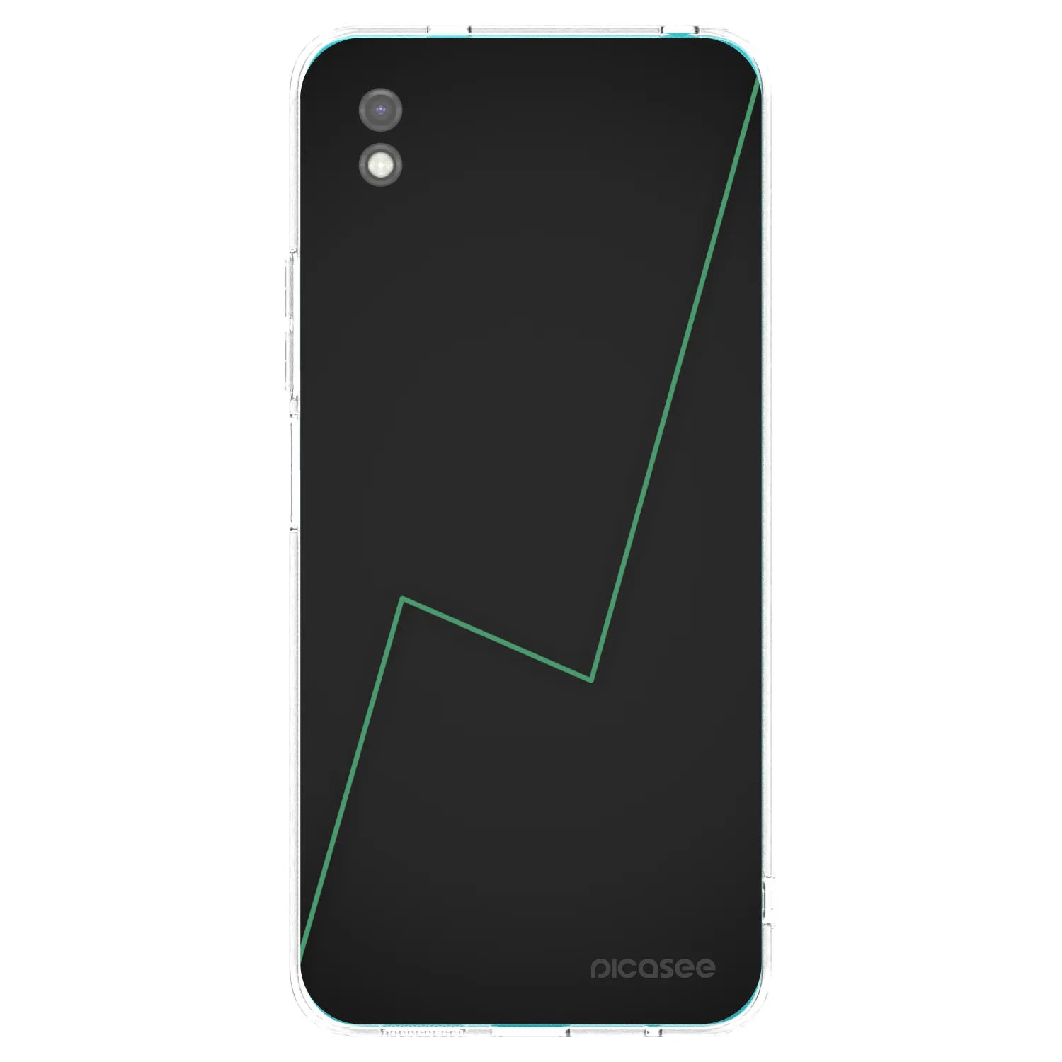 Picasee Xiaomi Redmi 9A Hülle - Schwarzes Silikon - Consistency