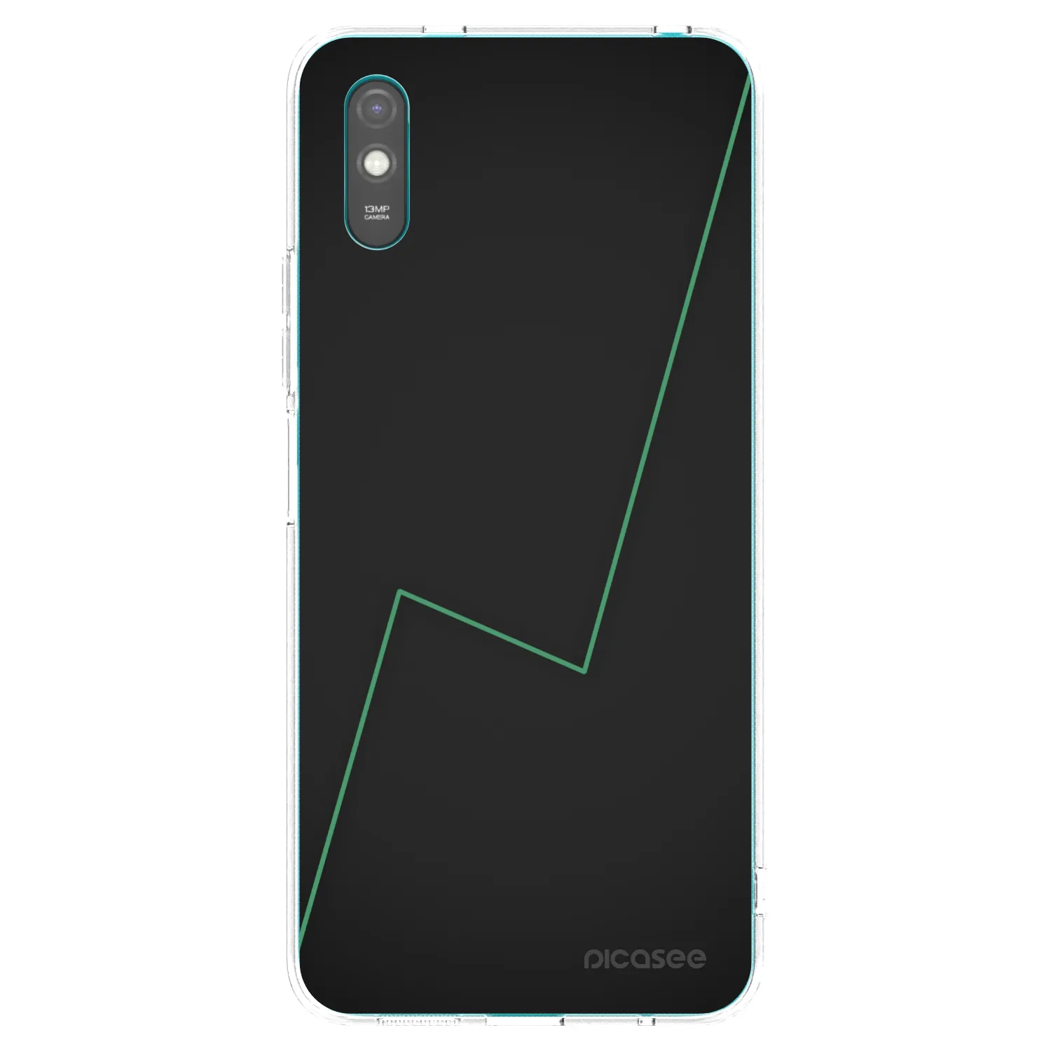 Picasee Xiaomi Redmi 9AT Hülle - Transparentes Silikon - Consistency