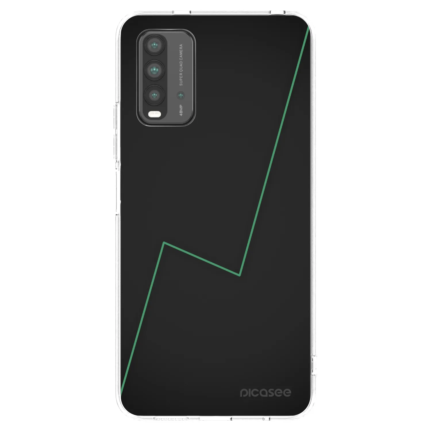 Picasee Xiaomi Redmi 9T Hülle - Transparentes Silikon - Consistency