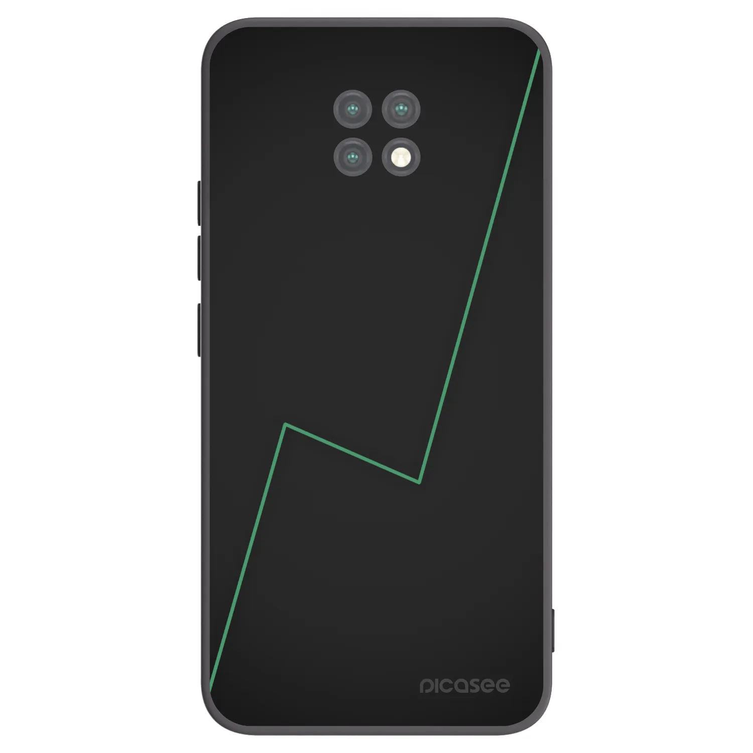 Picasee Xiaomi Redmi Note 9T Hülle - Schwarzes Silikon - Consistency
