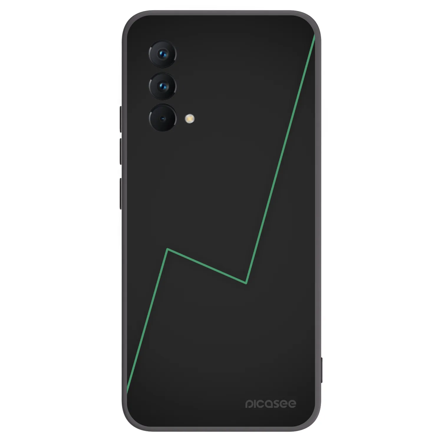 Picasee Realme GT Master Edition 5G Hülle - Schwarzes Silikon - Consistency