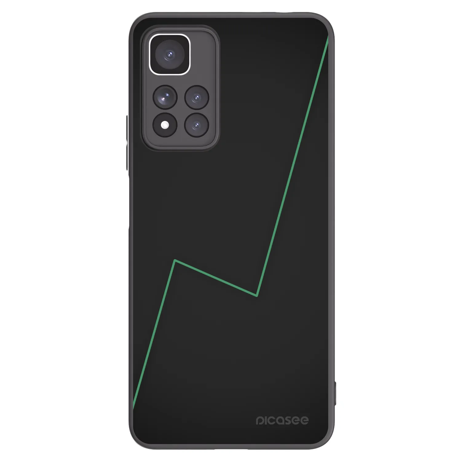 Picasee Xiaomi Redmi Note 11 Pro+ 5G Hülle - Schwarzes Silikon - Consistency
