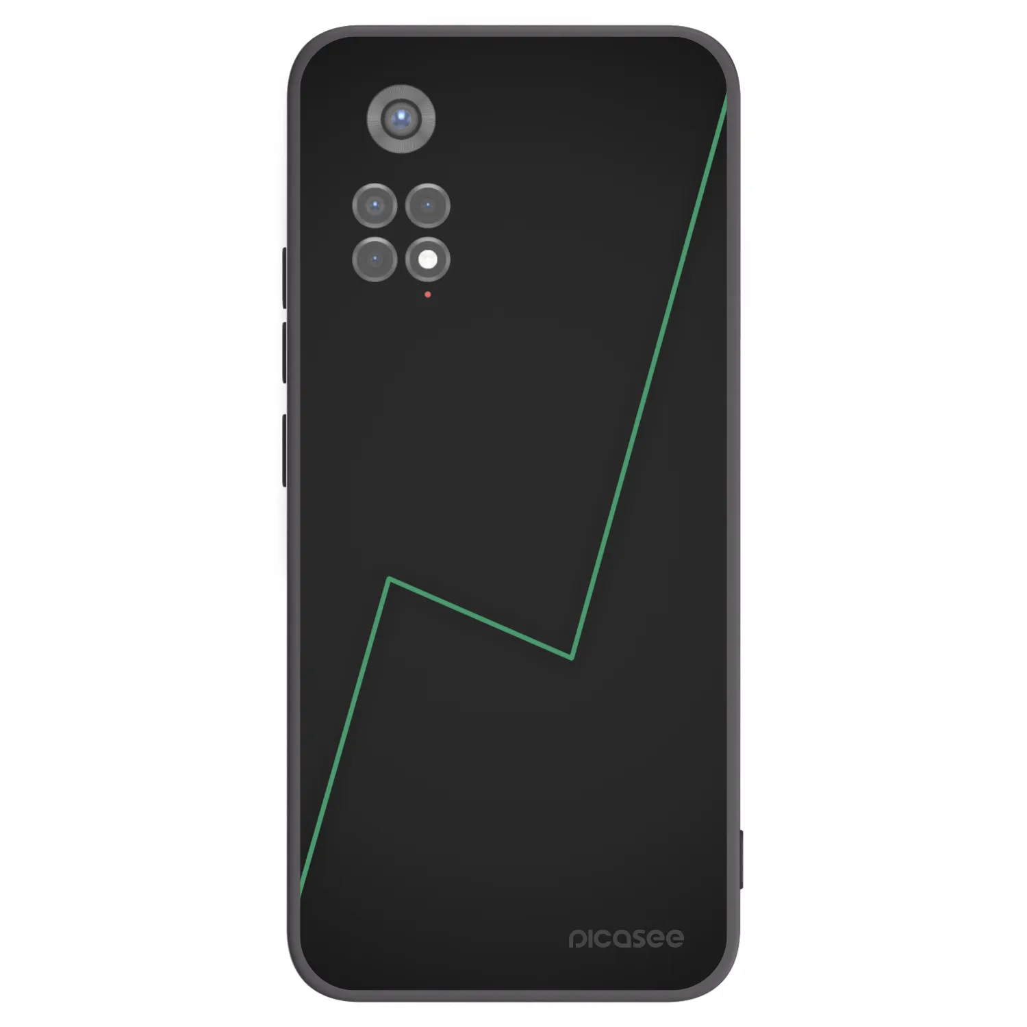 Picasee Xiaomi Redmi Note 11S 5G Hülle - Schwarzes Silikon - Consistency