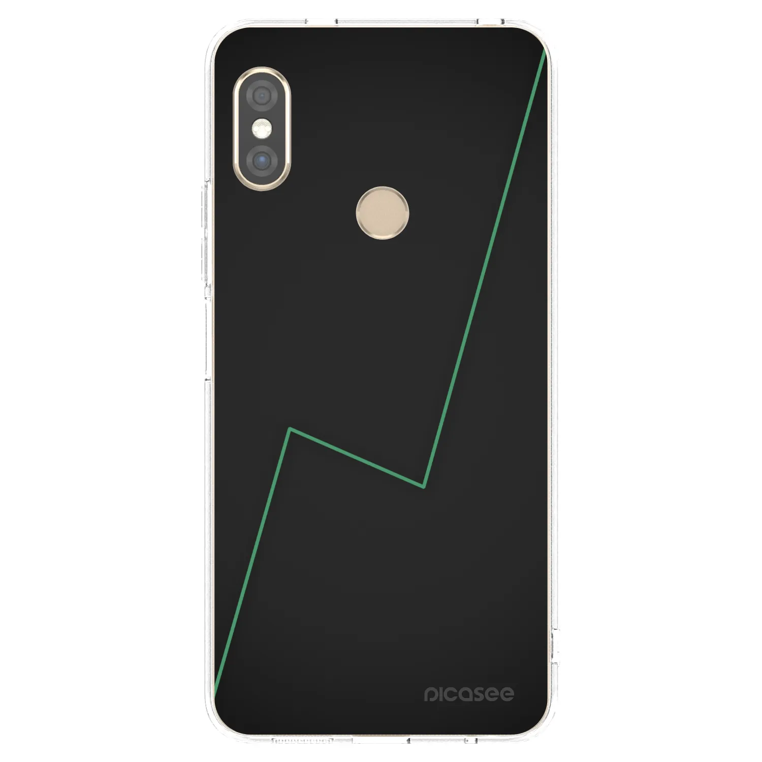 Picasee Xiaomi Redmi Note 5 Global Hülle - Transparentes Silikon - Consistency