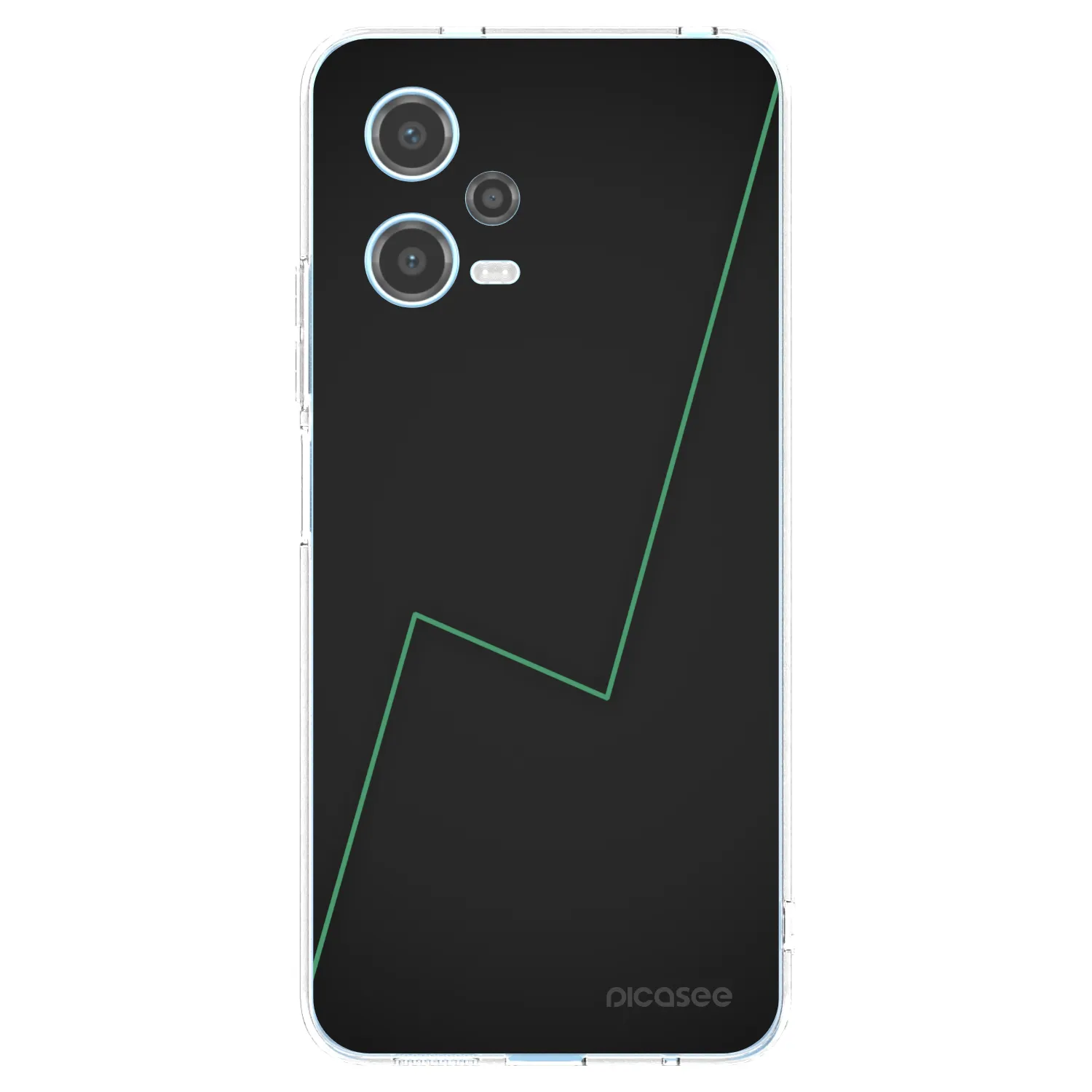 Picasee Xiaomi Redmi Note 12 5G Hülle - Transparentes Silikon - Consistency