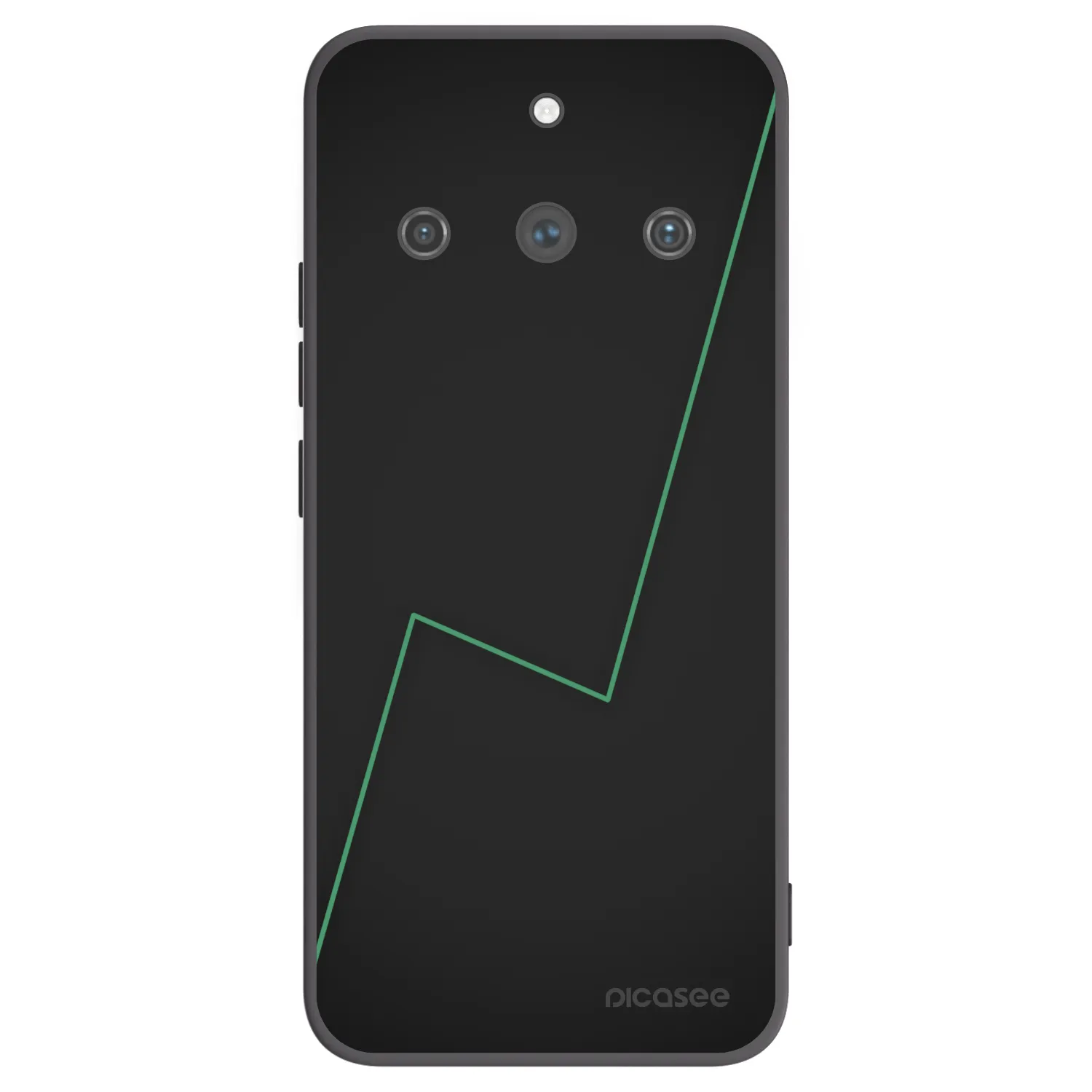 Picasee Realme 11 Pro+ Hülle - Schwarzes Silikon - Consistency