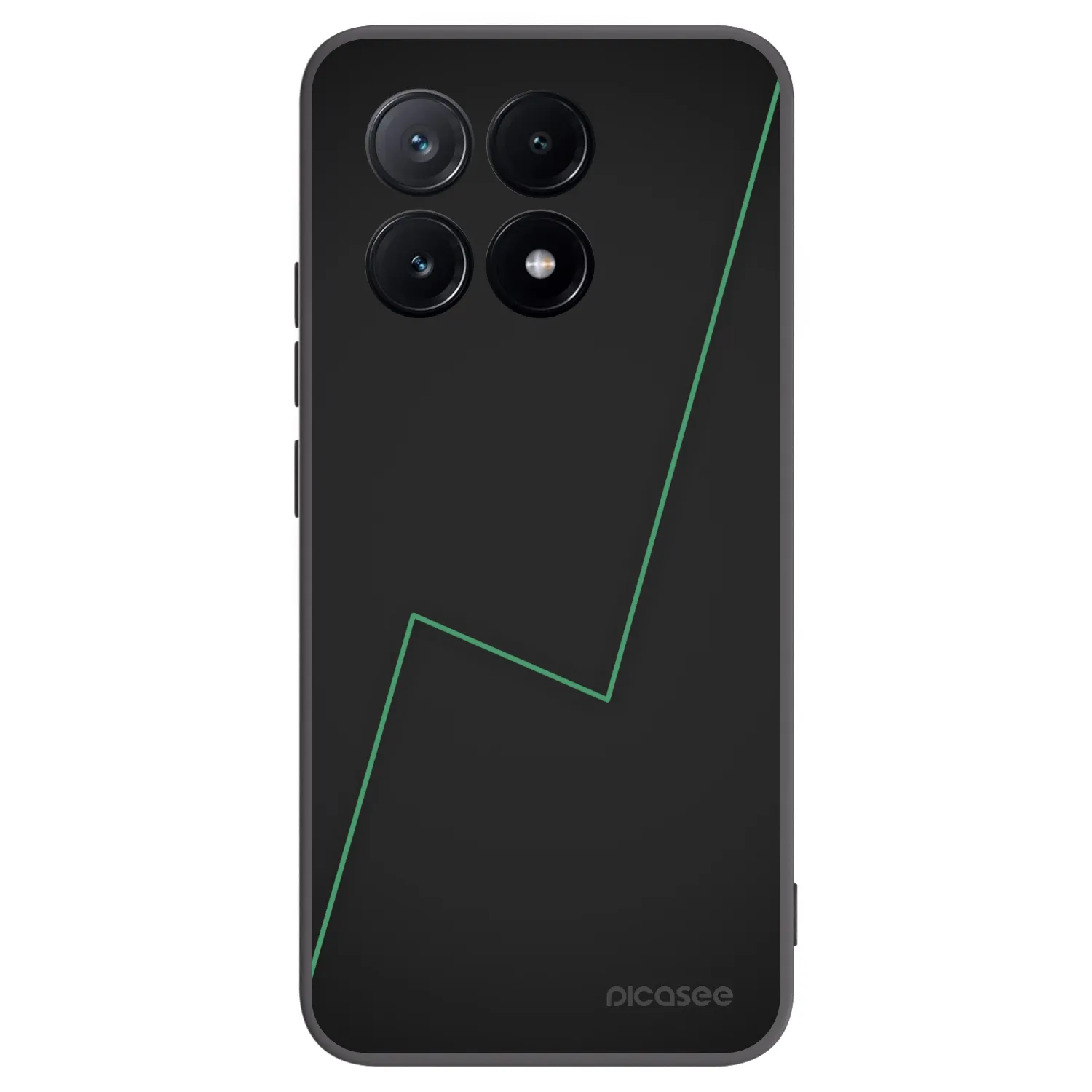 Picasee Xiaomi Poco X6 Pro Hülle - Schwarzes Silikon - Consistency