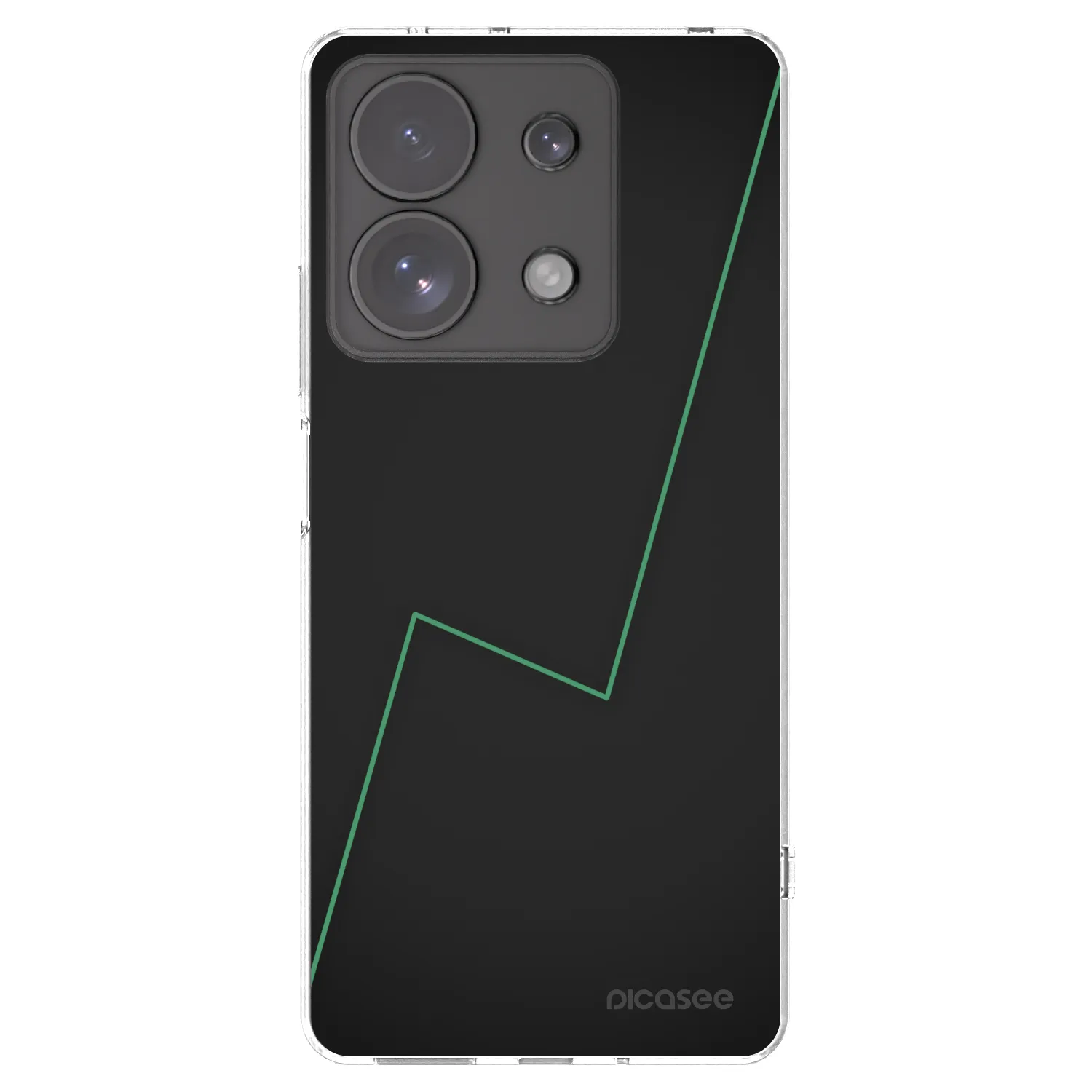 Picasee Xiaomi Redmi Note 13 Pro 4G Hülle - Transparentes Silikon - Consistency