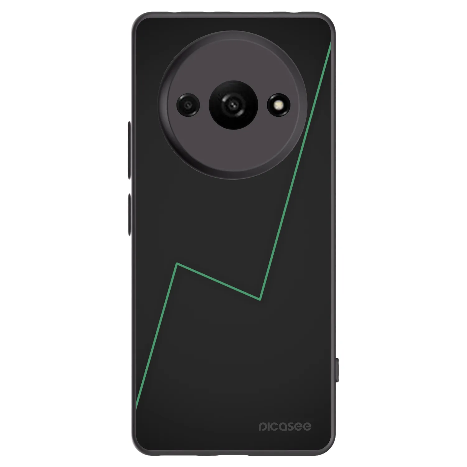 Picasee Xiaomi Redmi A3 Hülle - Schwarzes Silikon - Consistency
