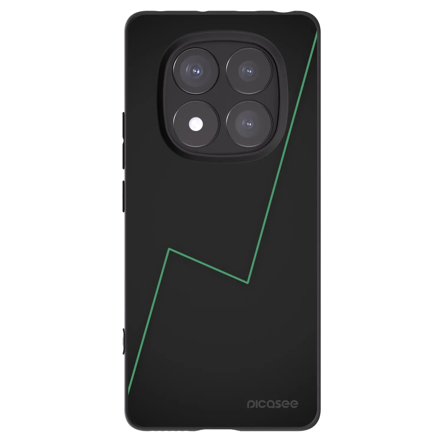 Picasee Xiaomi Redmi Note 14 Pro 5G Hülle - Schwarzes Silikon - Consistency