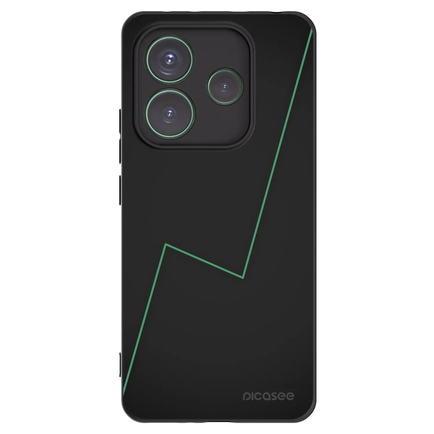 Picasee Xiaomi Redmi Note 14 5G Hülle - Schwarzes Silikon - Consistency
