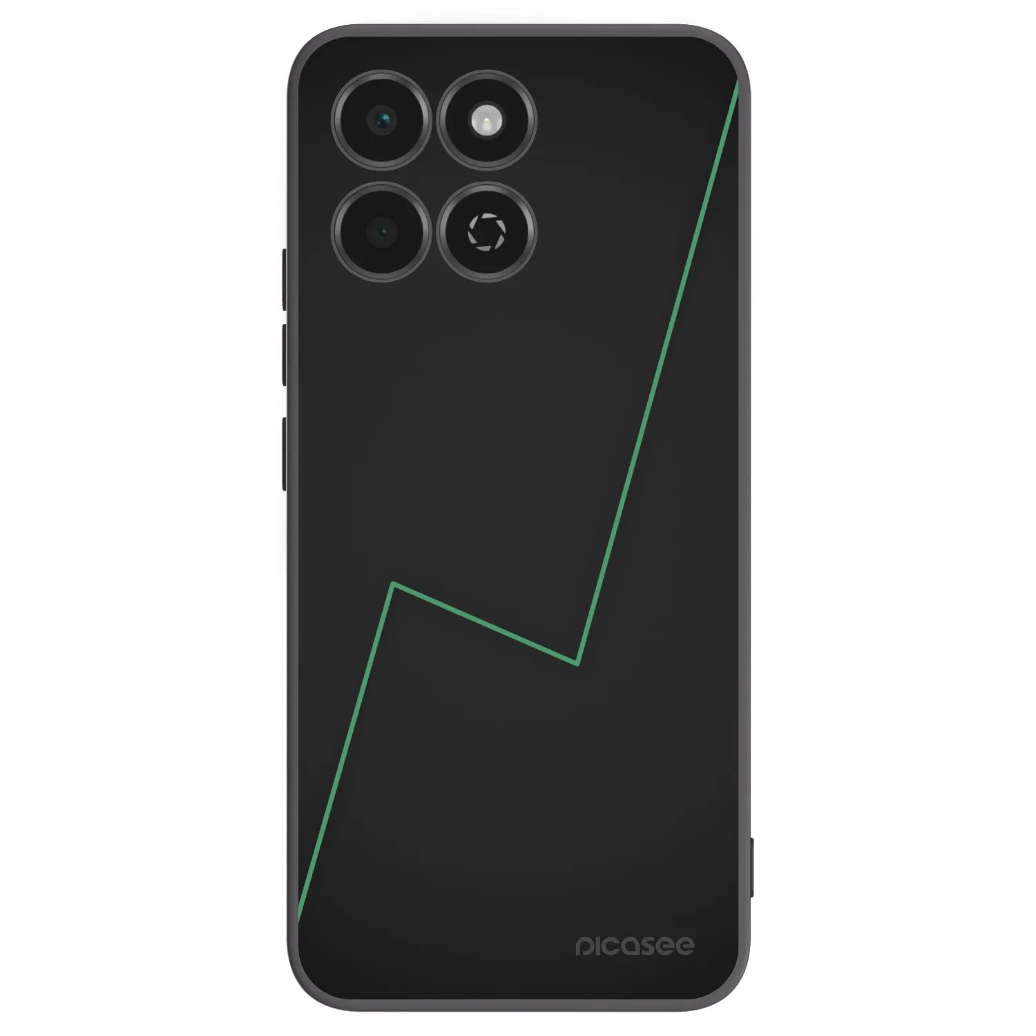 Picasee Honor 200 Smart 5G Hülle - Schwarzes Silikon - Consistency