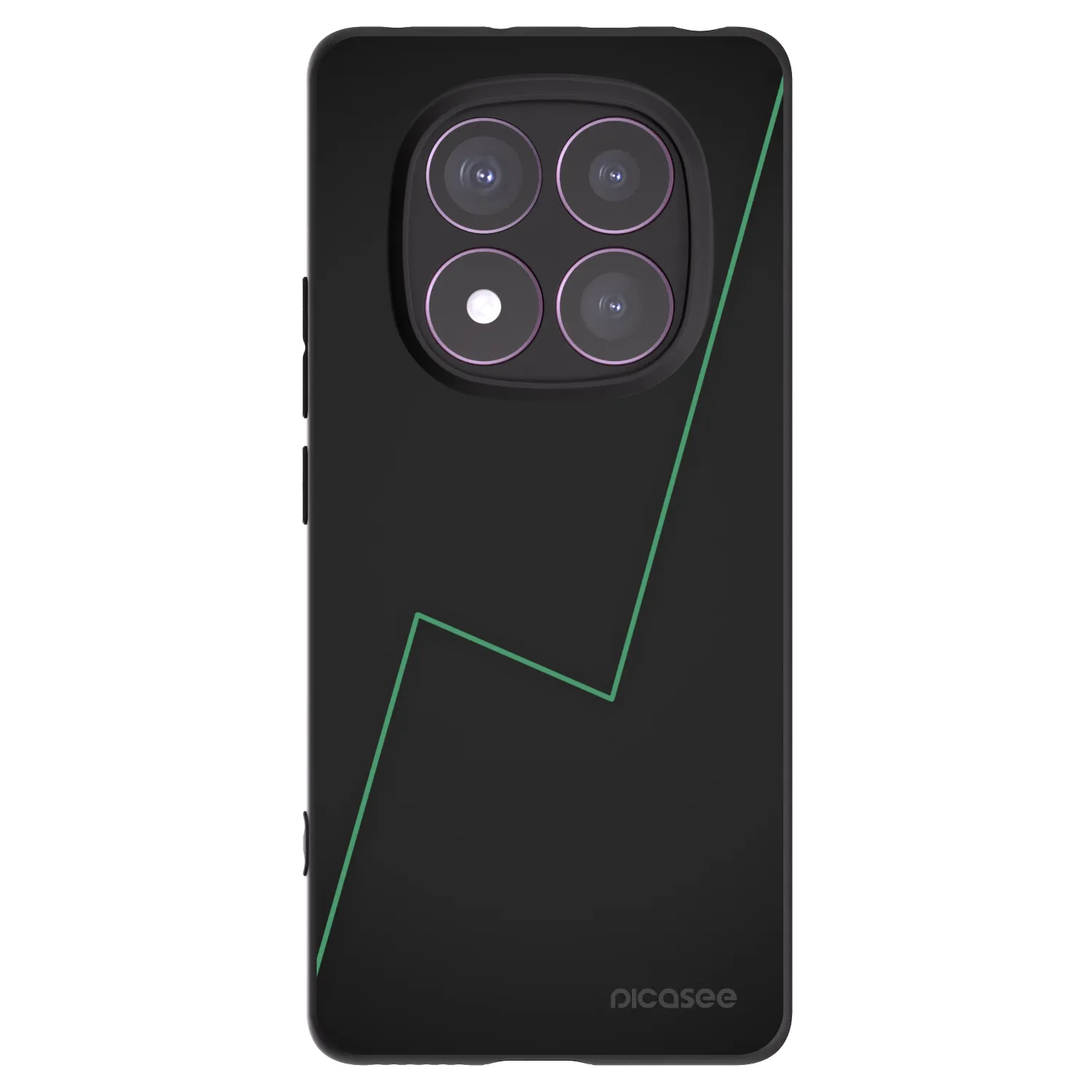 Picasee Xiaomi Redmi Note 14 Pro 4G Hülle - Schwarzes Silikon - Consistency