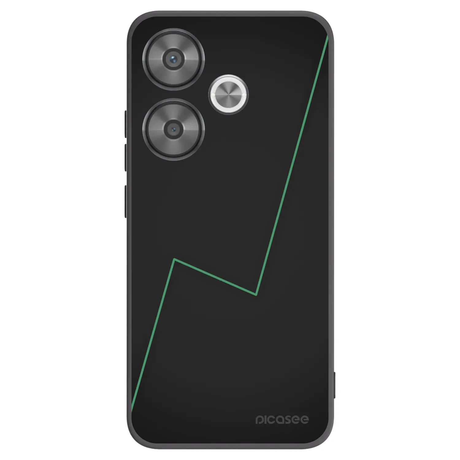 Picasee Xiaomi Poco F6 Hülle - Schwarzes Silikon - Consistency